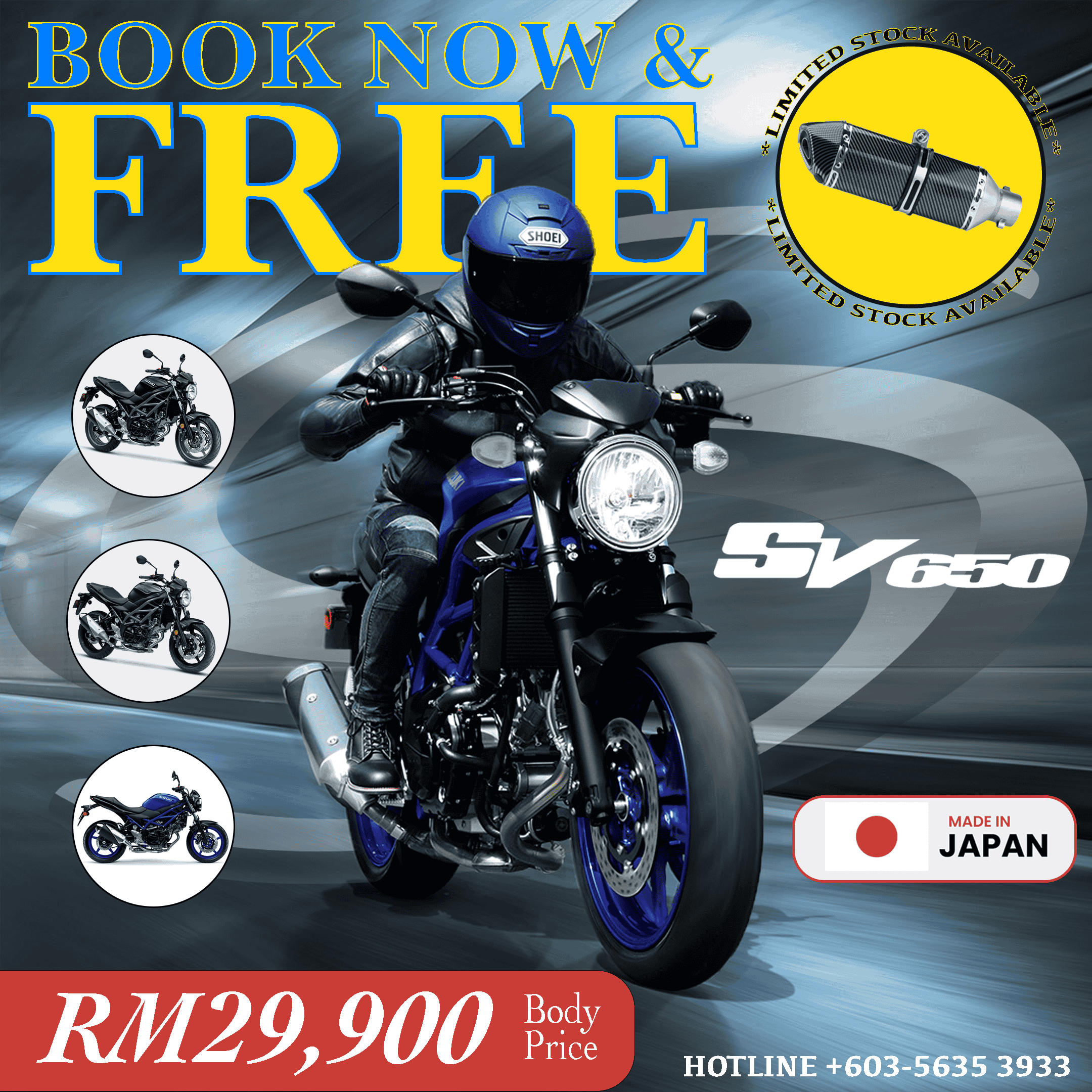 Suzuki SV650 – View 3